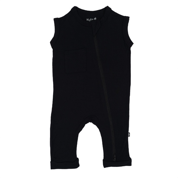 Kyte Baby Zippered Sleeveless Romper in Midnight Size 3-6 monthsMidnight / 3-6 m - Picture 2 of 4
